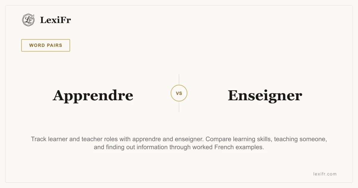 Apprendre vs Enseigner: Who Learns and Who Teaches? - article illustration